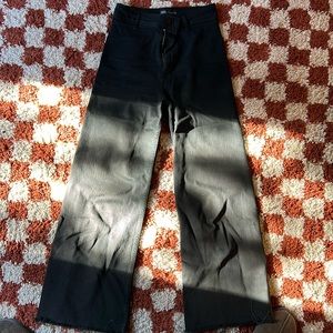 Marine Straight Black high waisted pants
